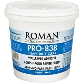 Roman PRO-838 Heavy Duty Clear Adhesive - Image 2