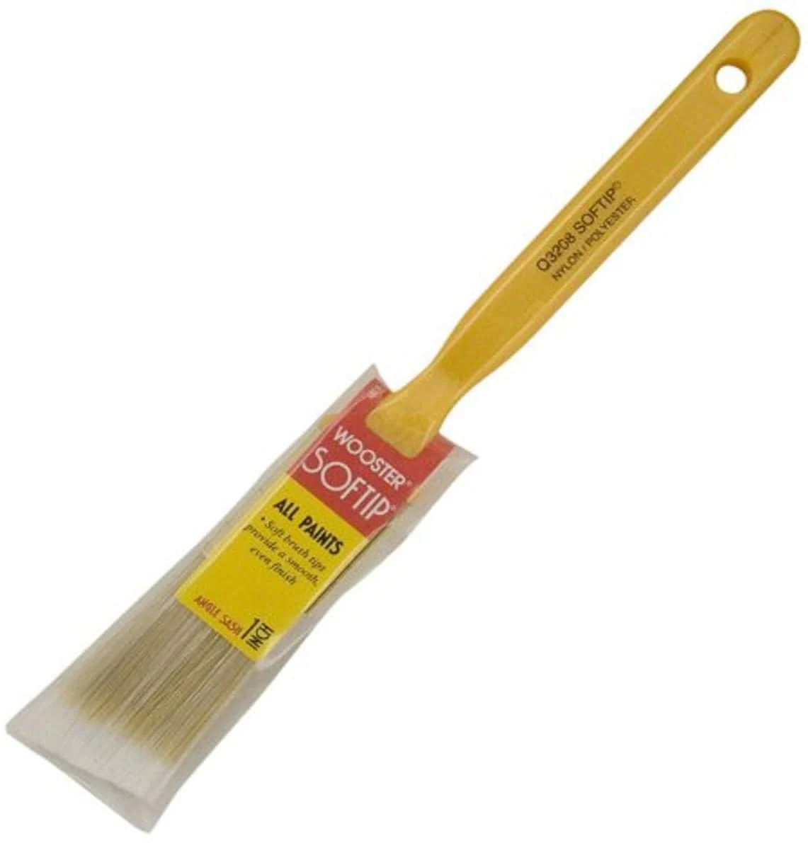 Wooster Softip 1 in. W Angle Trim Paint Brush Q3208-1