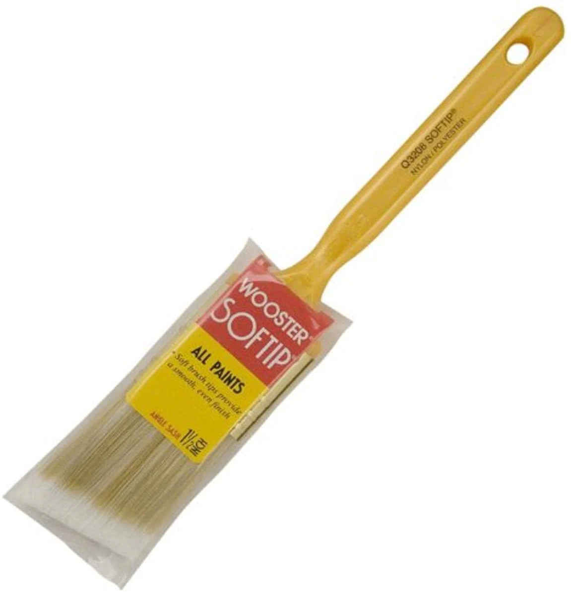 Wooster Softip 1 1/2 in. W Angle Trim Paint Brush Q3208