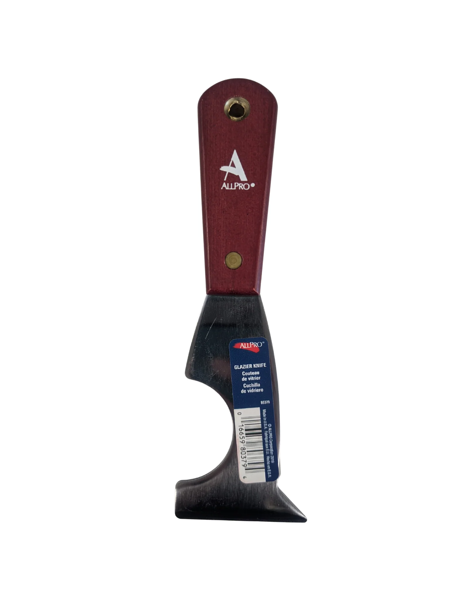 Glazier Knife 5 in 1- Wood Handle
