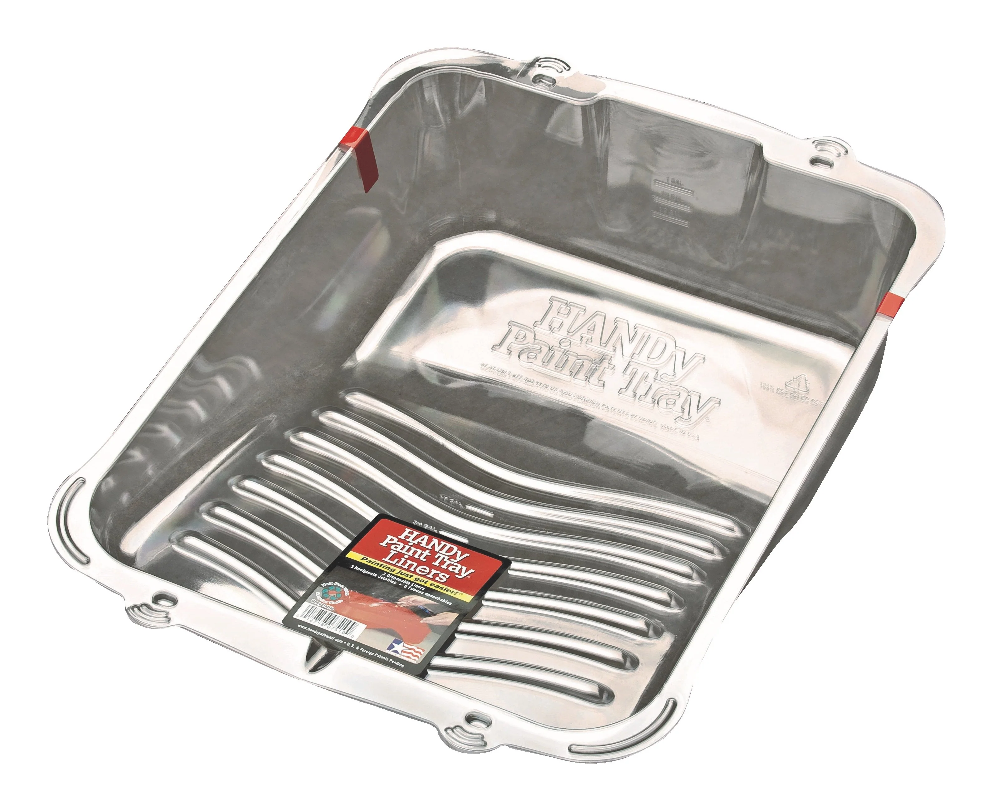 HANDy Plastic- 12.5in.W x 22in.L - 1 gal. Disposable Paint Tray LINER- 3PK