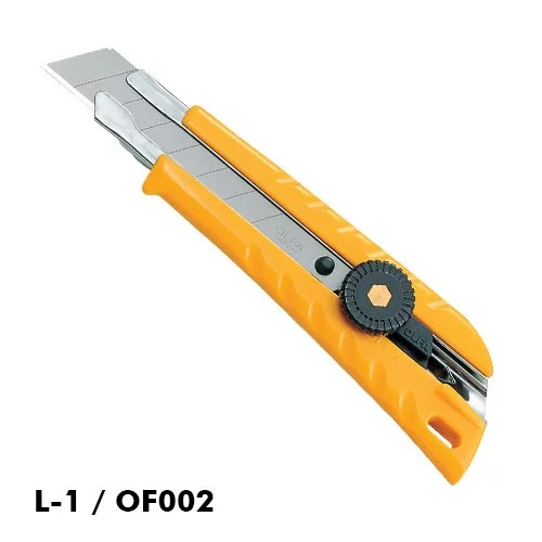 OLFA L-1 KNIFE- 18mm 8Pt Classic ergonomic grip - Image 2