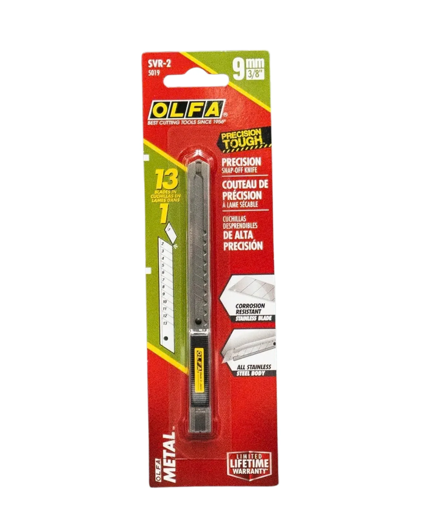 OLFA SVR-2 9mm- Professional stainless steel cutter