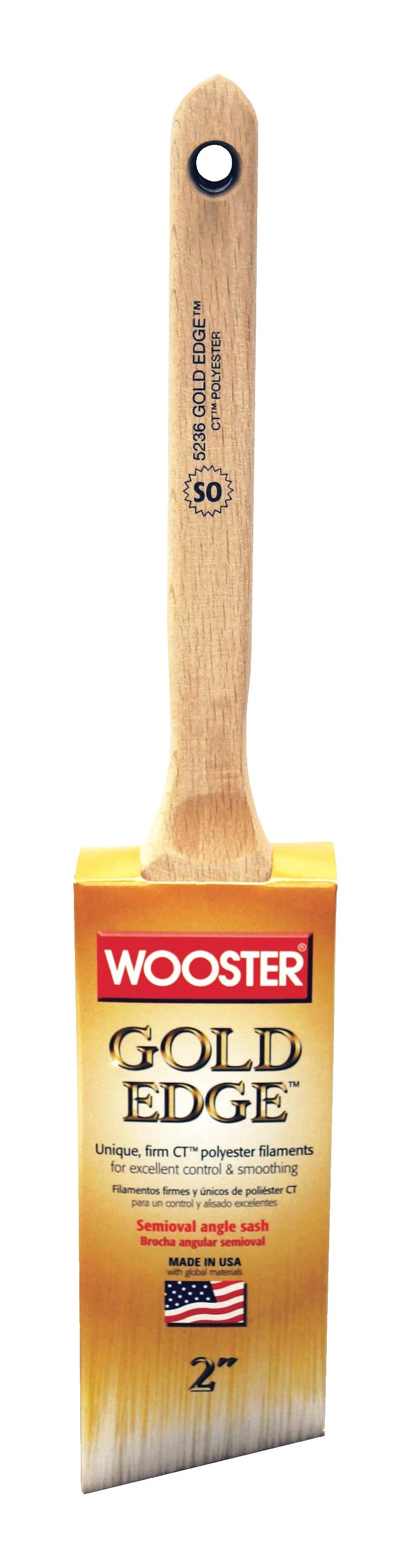 Wooster Gold Edge 2"- W Paint Brush 5236-2 - Image 2
