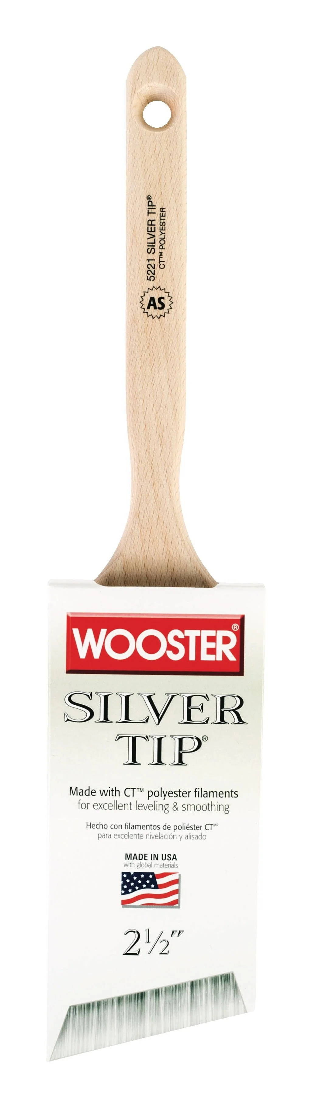 Silver Tip 5221- W Angle Paint Brush 2.5" - Image 2