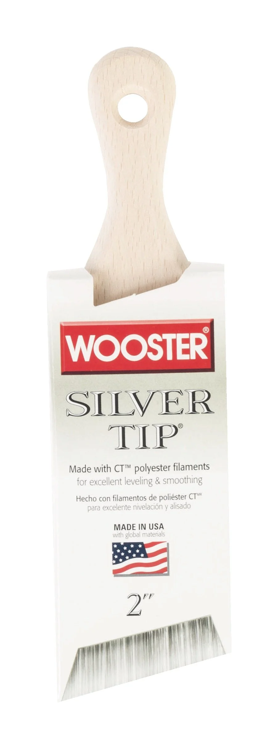 Silver Tip 5225- W Angle Paint Brush 2" - Image 3
