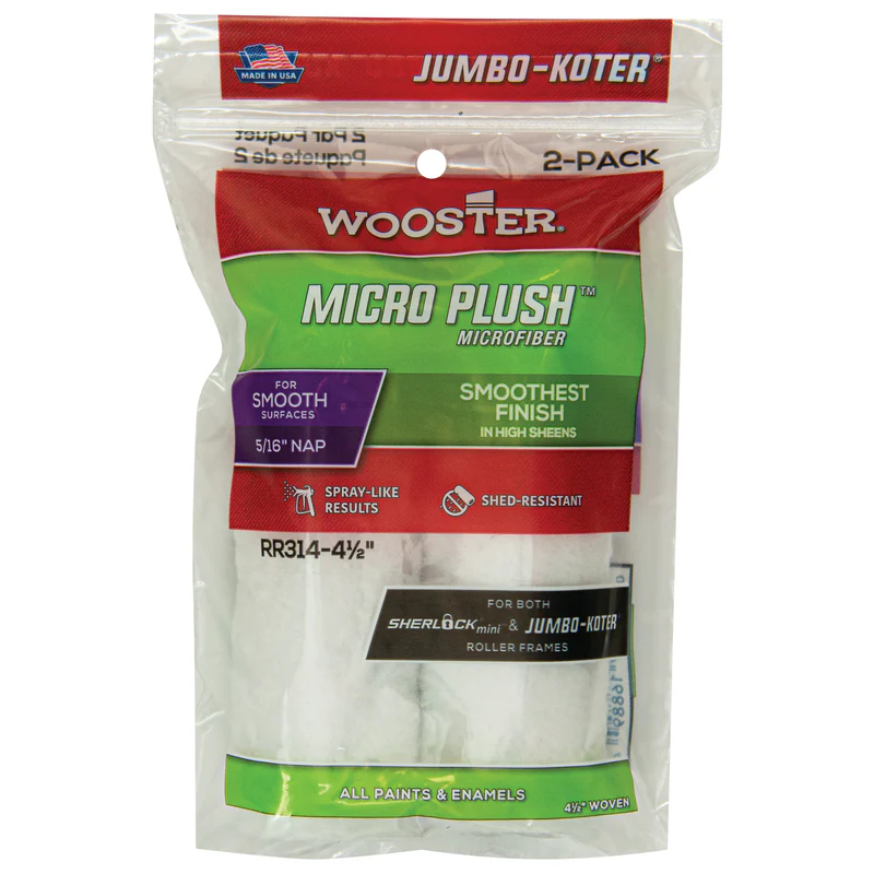 Jumbo-Koter 4.5"- Micro Plush Woven RR314- 5/16"nap