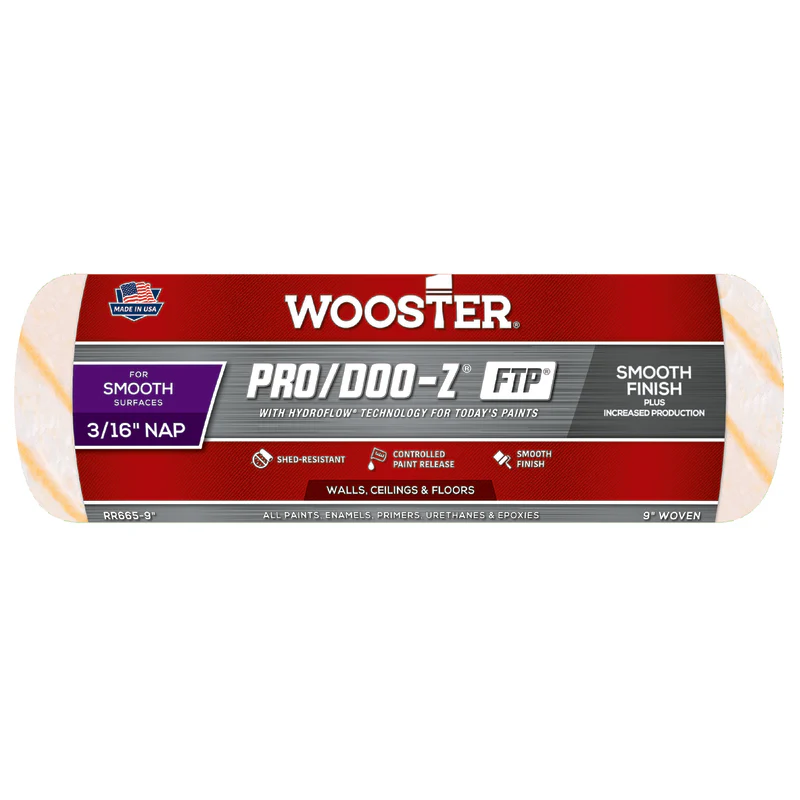 Pro/Doo-Z FTP RR665- 9" Synthetic Blend- 3/16"nap